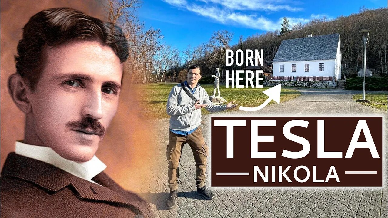 NIKOLA TESLA WAS BORN IN THIS HOUSE. SMILJAN, CROATIA