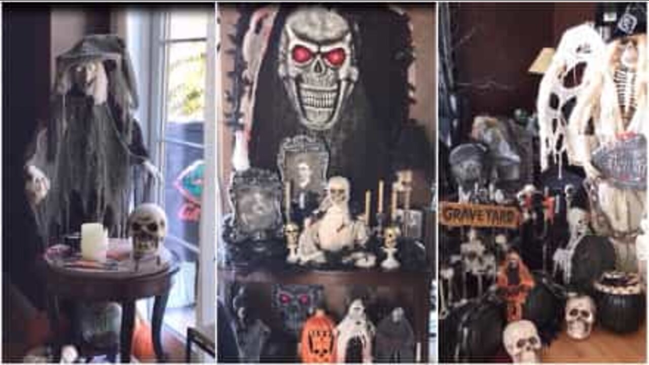 Cette famille se lâche sur les décorations d'Halloween!