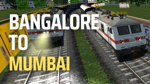 Find out who WINS? ( Bangalore To Mumbai Train Race Simulation)