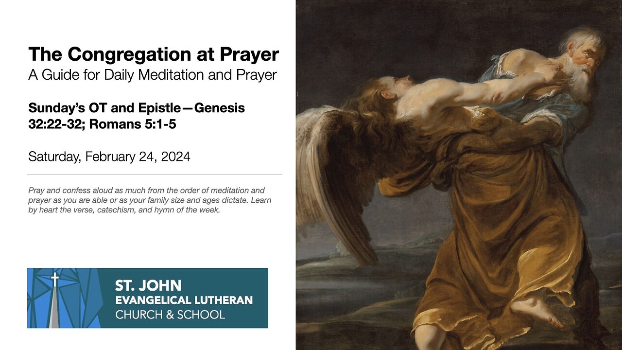 Sunday’s OT and Epistle—Genesis 32:22-32; Romans 5:1-5
