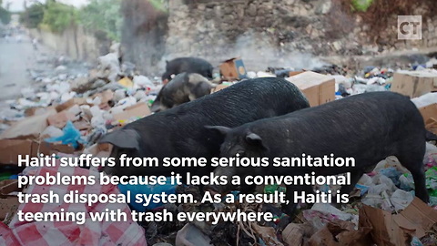 Watch A Literal River Of Trash Flow In Beautiful Haiti