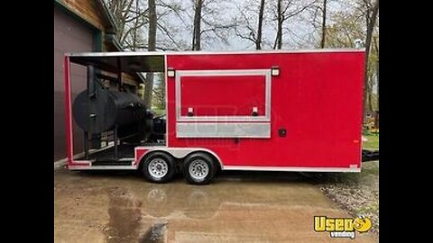 2021 Rock Solid Cargo Barbecue Food Concession Trailer with Open Porch