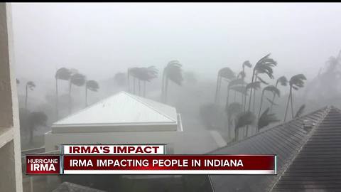 Hurricane Irma impacting people in Indiana