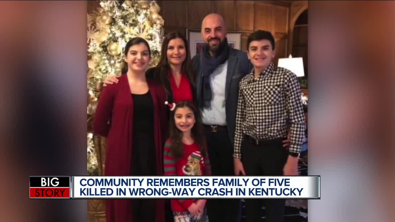 Community mourning loss of Northville family of 5 killed in wrong-way crash in Kentucky