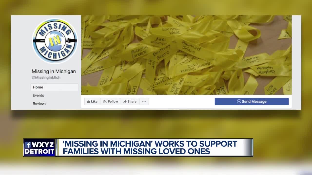 'Missing in Michigan' works to support families with missing loved ones