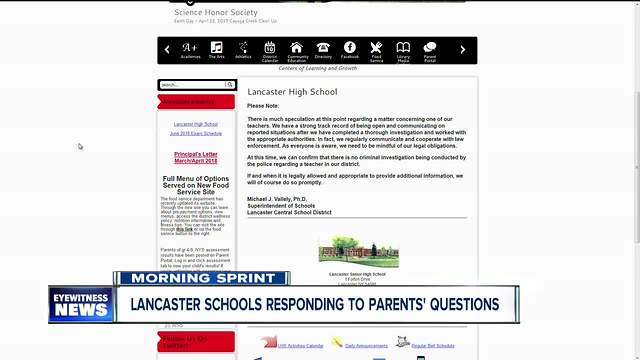 Lancaster schools says no criminal investigation against teacher