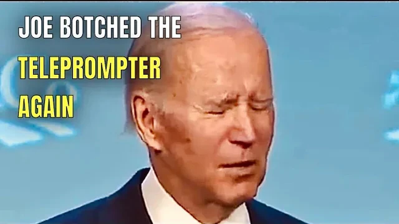 Joe Fought the Teleprompter, and the TELEPROMPTER WON!