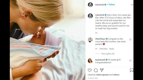 Claire Holt has given birth