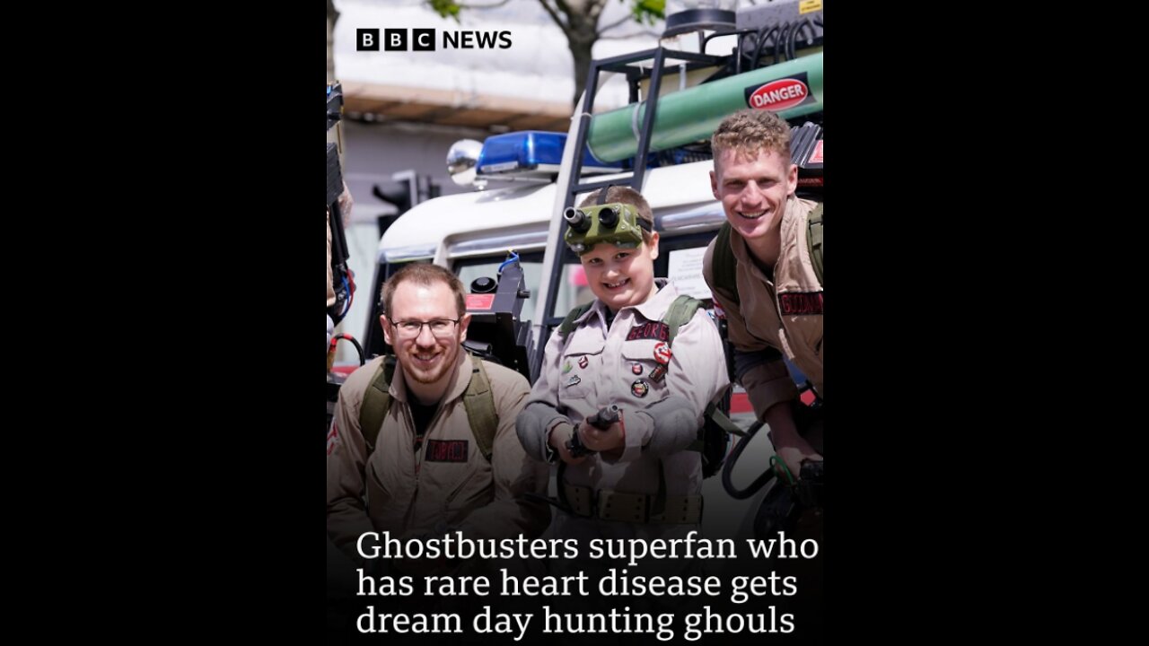 An eight-year-old Ghostbusters superfan has enjoyed a dream day out - hunting ghosts.