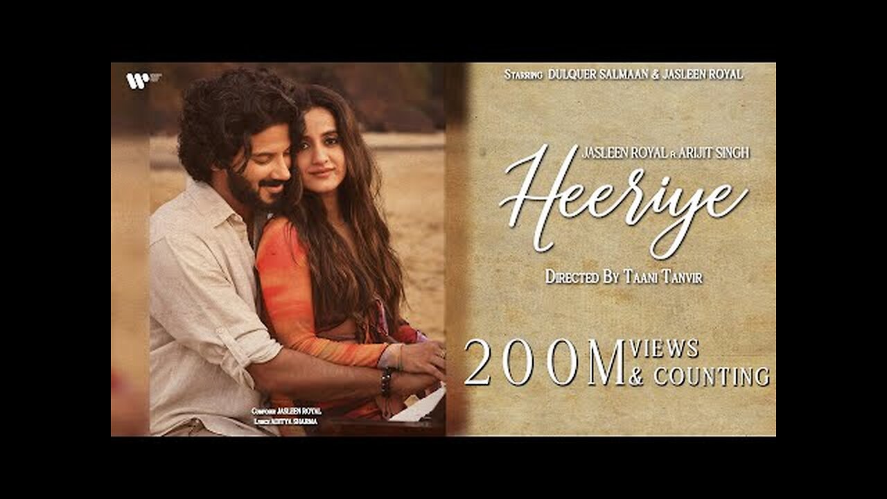 Heeriye (Official Video) Jasleen Royal ft Arijit Singh New Song