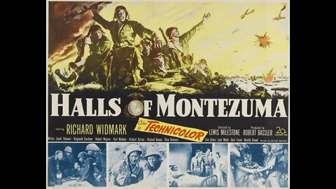 Halls of Montezuma, War 1951. Richard Widmark, Karl Malden, Neville Brand, Jack Palance, and many more!