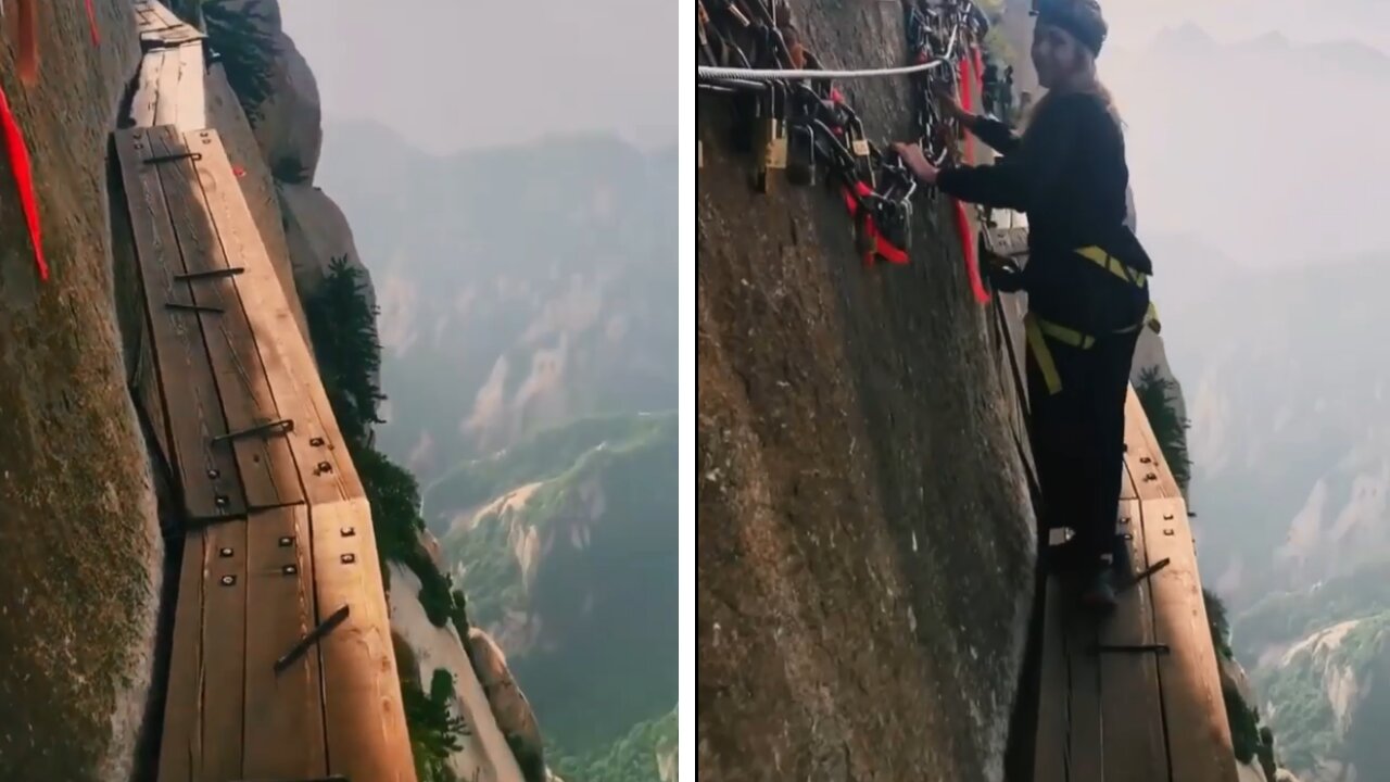It may seem a foolish madness to do the most dangerous path walk