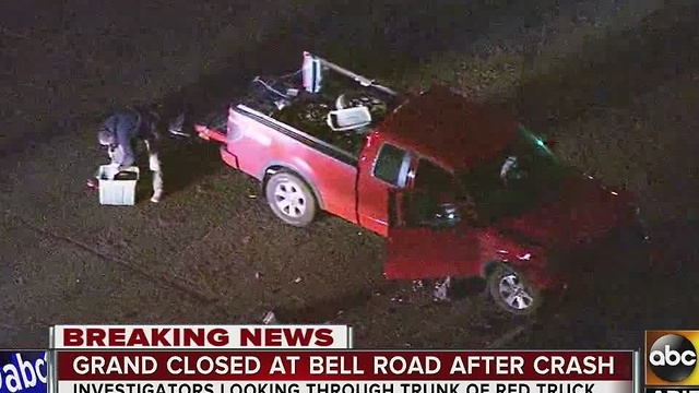 Grand closed at Bell Road after crash