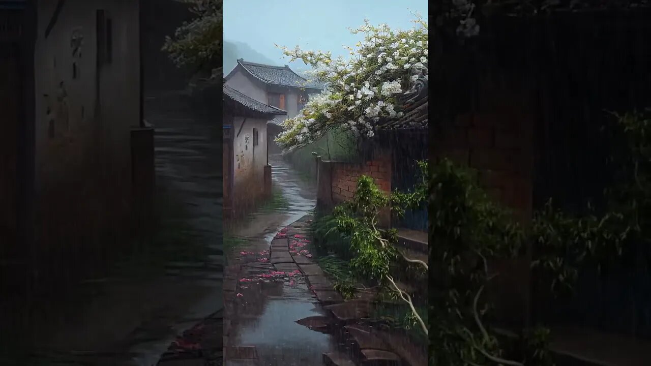 睡觉的雨声、快速入眠的音乐🎶 #feel #rain #rainsounds #shorts #short #shortvideo