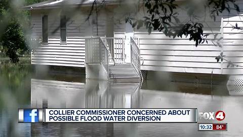 Flood water diversion concerns cross county line