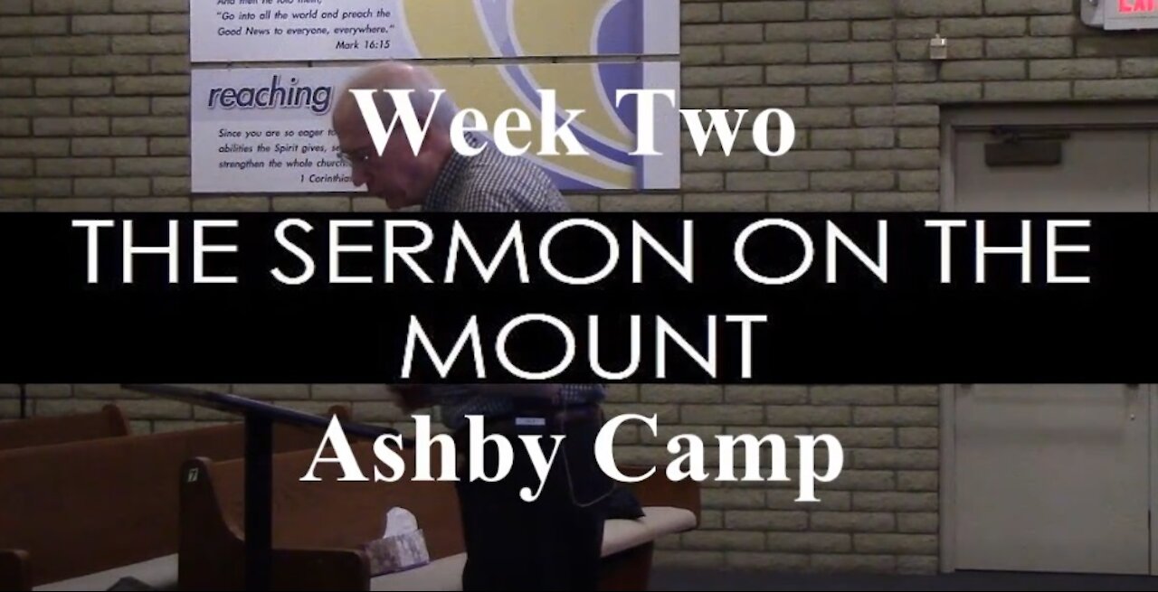 The Sermon on the Mount part 2