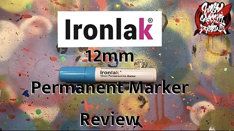 IRONLAK 12mm permanent ink marker review