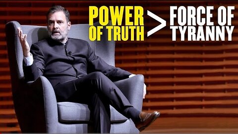 Force of Tyranny vs Power of Truth _ Rahul Gandhi _ Stanford University, USA