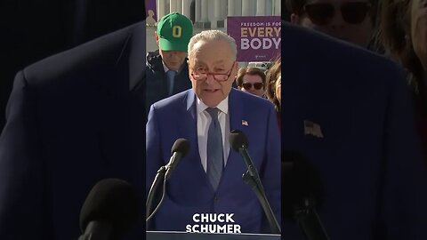 Chuck Schumer, Your Body, Their Choice