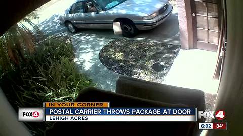 Postal carrier throws package from car in Lehigh Acres