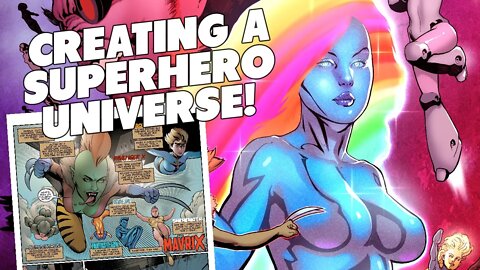 CREATING A SUPERHERO UNIVERSE is hard work!