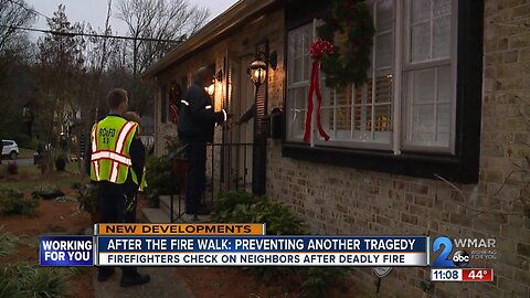 Baltimore Co. firefighters work to prevent another tragedy