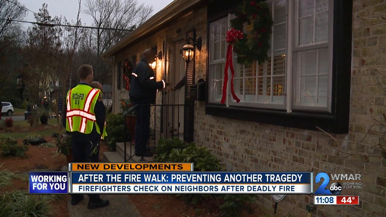 Baltimore Co. firefighters work to prevent another tragedy