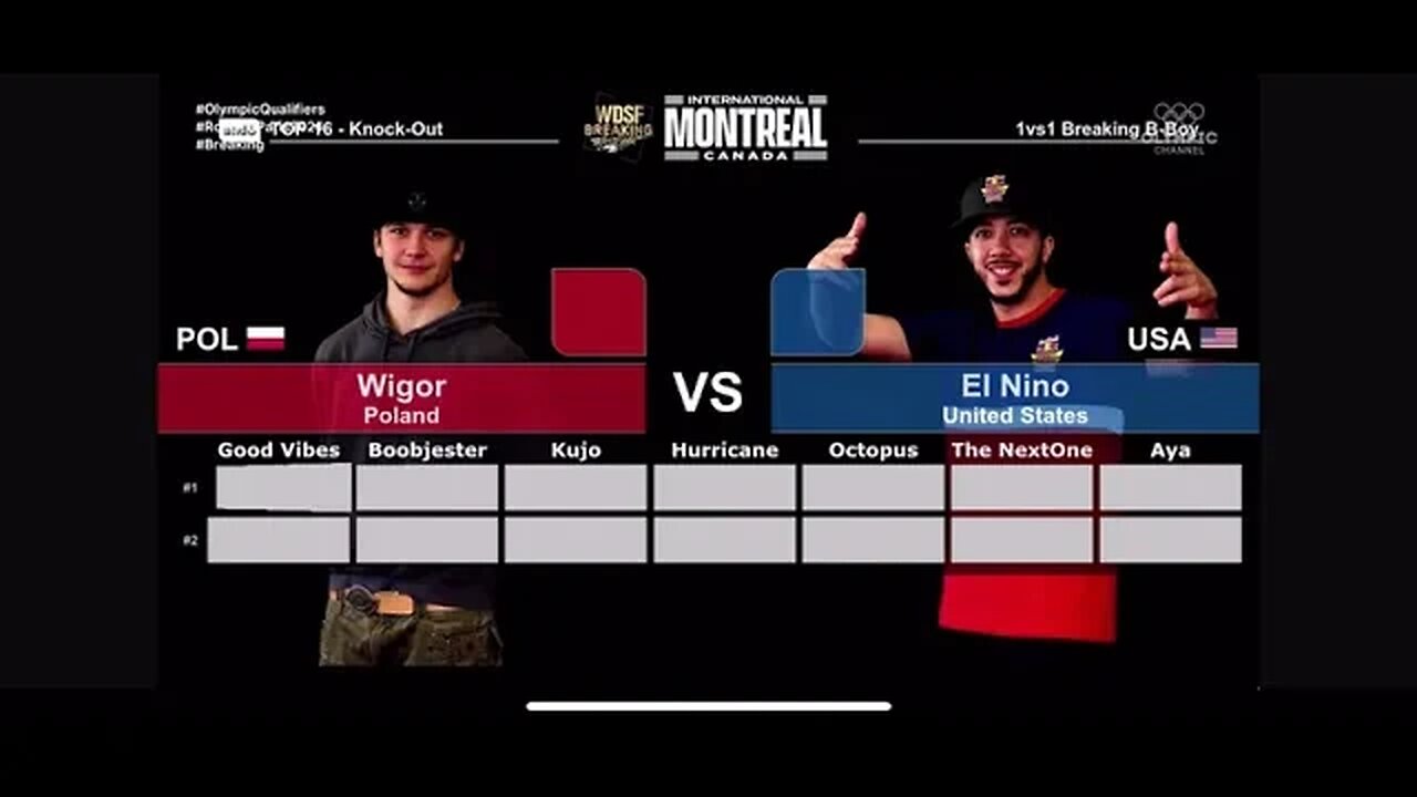 Bboy El Niño vs Wigor