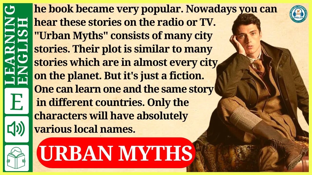 learn English through story level 3 🍁 Urban Myths | WooEnglish