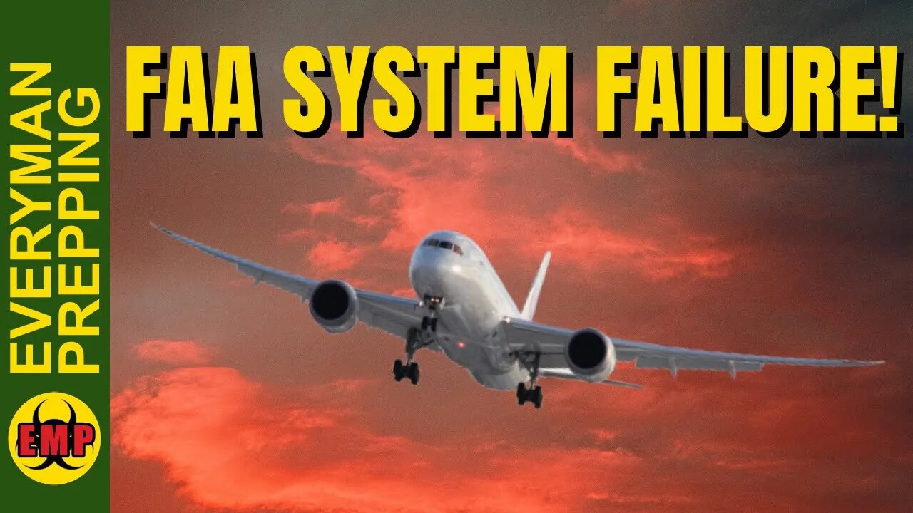 FAA Grounds All Flights After Critical System Failure of NOTAM - Canada Also Affected Hours After!