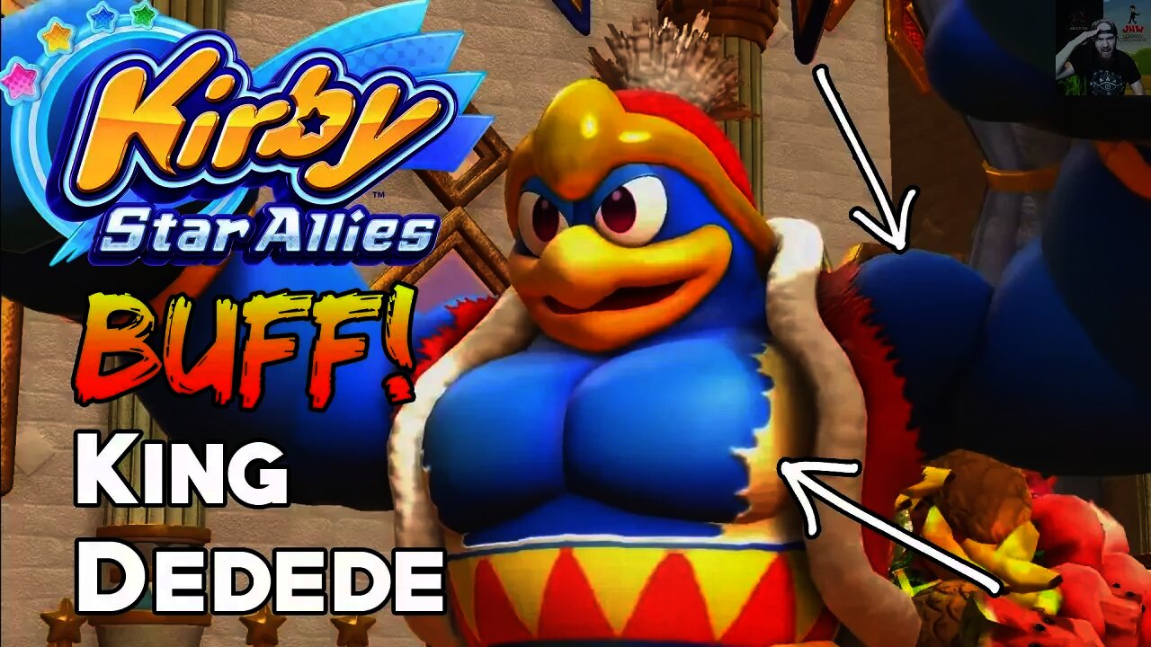 Kirby Star Allies - BUFF King Dedede's Boss Intro (He got gainz!)