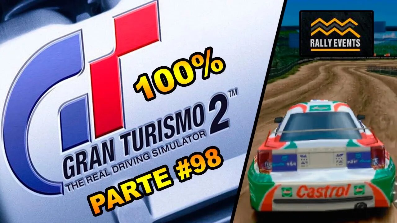 [PS1] - Gran Turismo 2 - [Parte 98] - Simulation Mode - Rally Events - Tahiti Dirt R3 Reverse