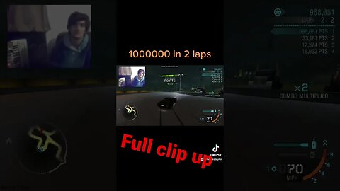 1000000 points in 2 laps challenge in a Pontiac nfsc drift #nfscarbon #1000000points