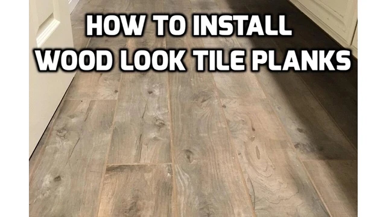 Install Wood Look Tile Planks on Ditra with QEP Leveling System