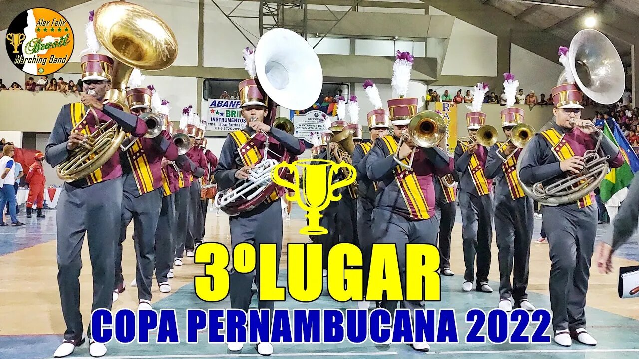 BANDA MARCIAL MURILO BRAGA 2022 NA ETAPA FINAL 2022 DA XIV COPA PERNAMBUCANA DE BANDAS E FANFARRAS