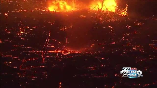 River Fire: 200-acre brush fire burning near Picacho Reservoir south of Coolidge