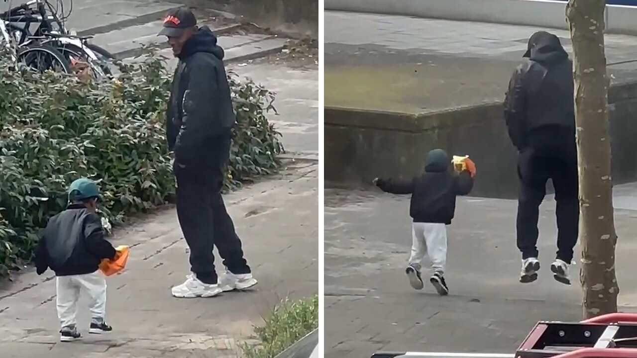 Heartwarming video shows dad & son's priceless bond