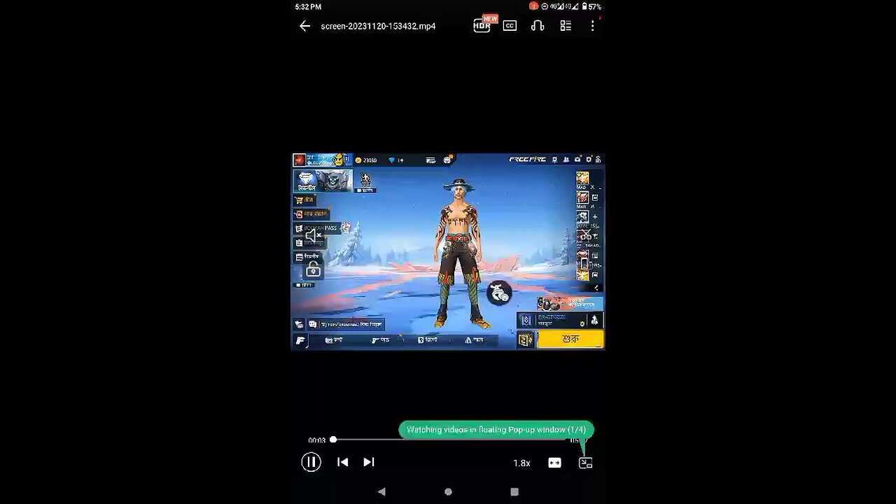 free fire game play