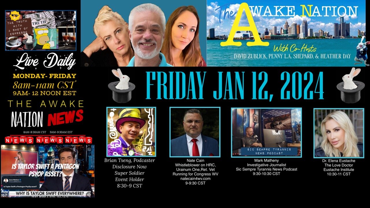 The Awake Nation 01.12.2024 Is Taylor Swift A Government Asset?