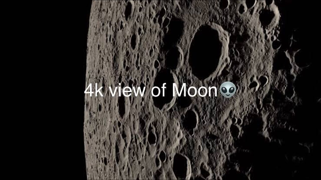 Apollo 13 views of moon in 4k