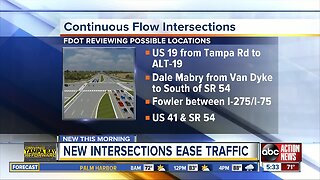FDOT considering continuous-flow intersections at four Tampa Bay area intersections