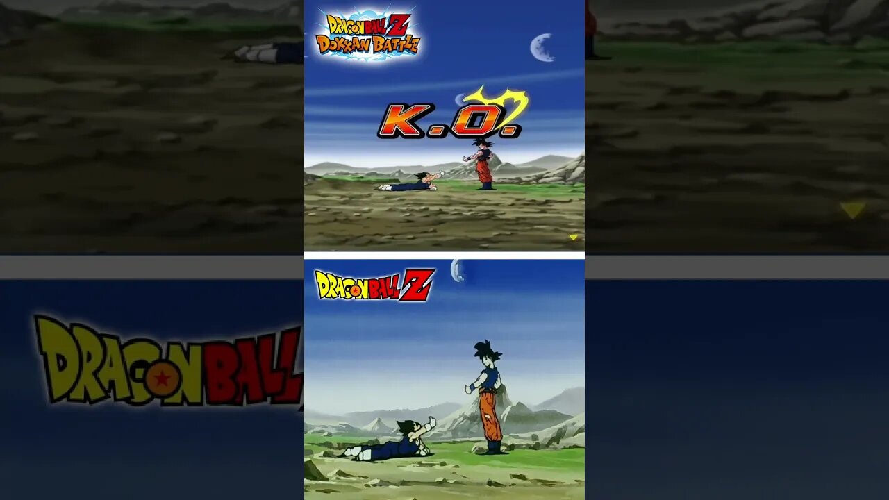 BEST(IES) K.O. Screen DOKKAN BATTLE COMPARISON to the ANIME #dokkanbattle #shorts