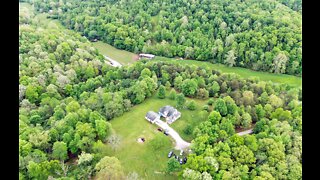 Aerial View of House