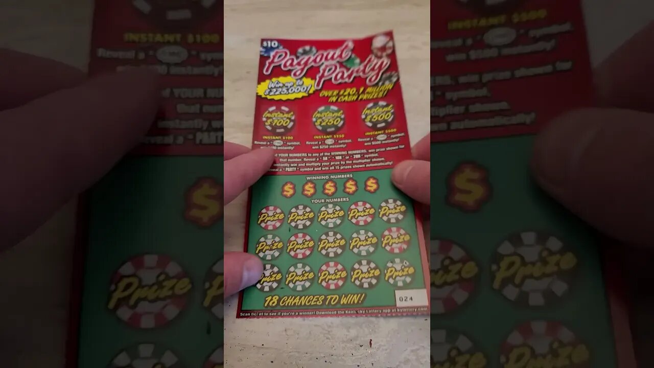 Kentucky Scratch Off Tickets I got for Christmas!