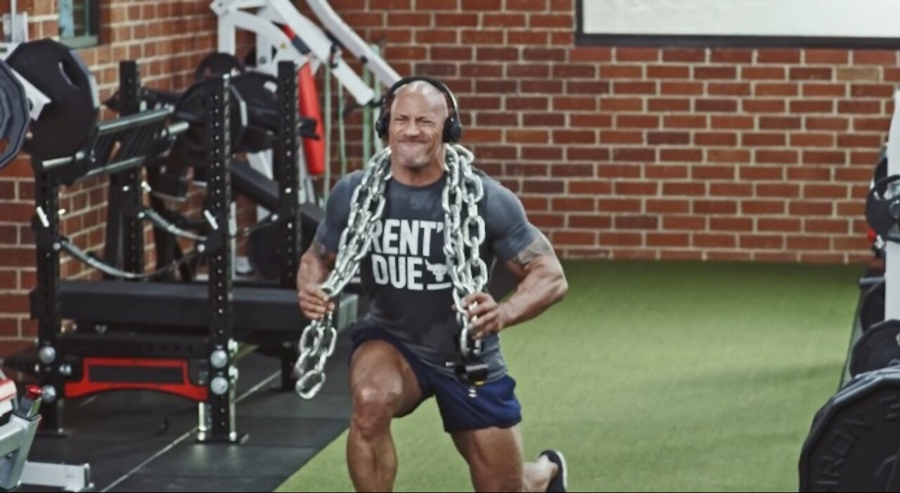 #ProjectRock #therock #BuildTheBelief Lunges. BEND BOUNDARIES.l Dwayne Johnson Under Armour Campaign