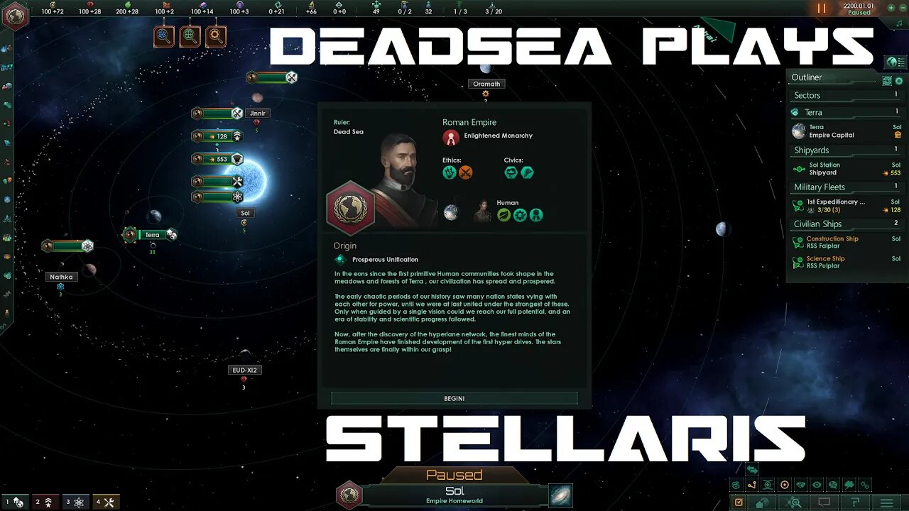 Dead Sea Plays - Stellaris New Playthrough