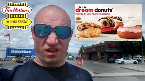 Tim Hortons New Reese's Peanut Butter Cheesecake Dream Donut!