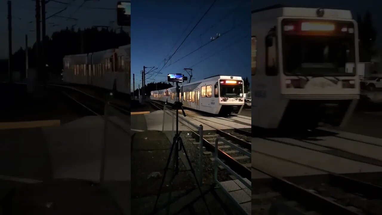 Max Trains At Gateway & Rocky Butte at Dusk - From THIS Landscape