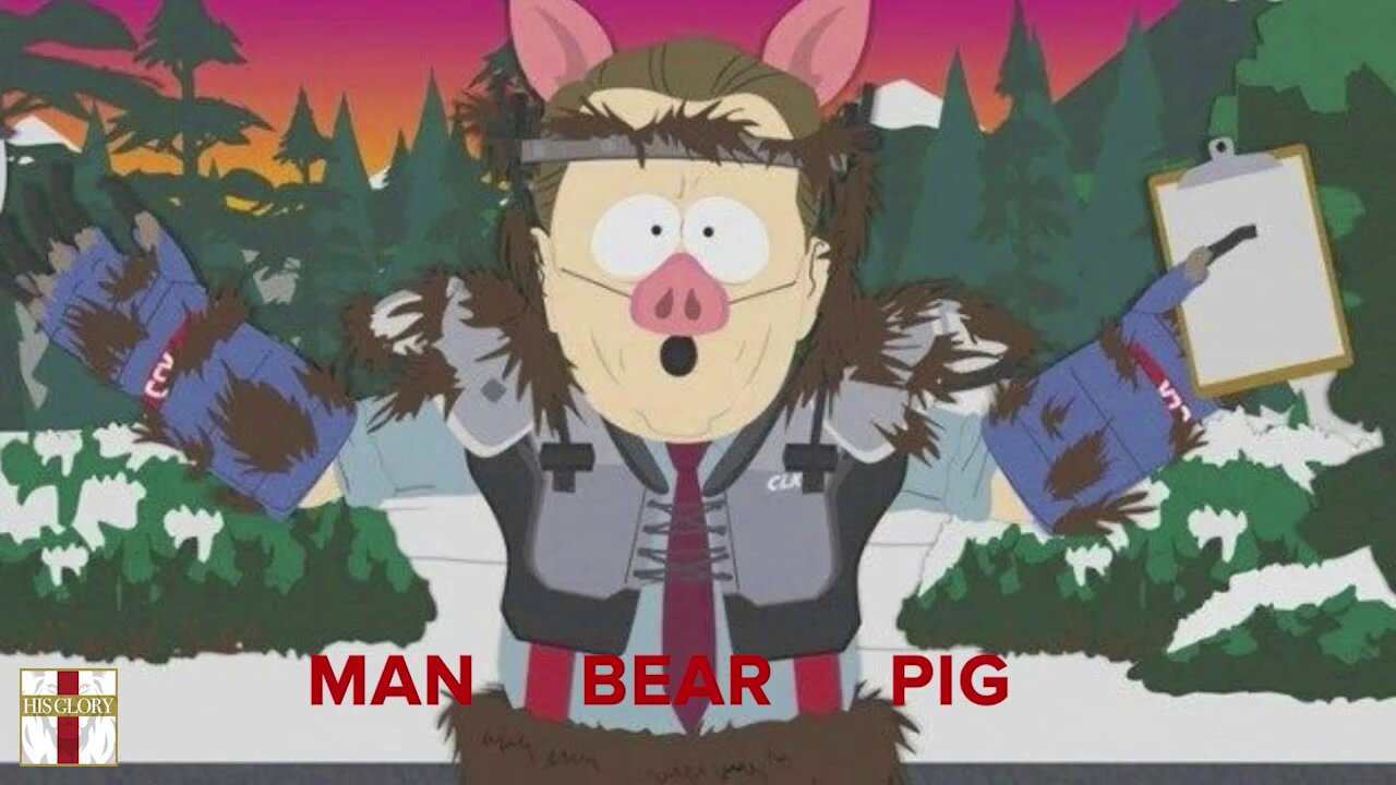 Teaching the Bible to a Man-Bear Pig: Episode 14