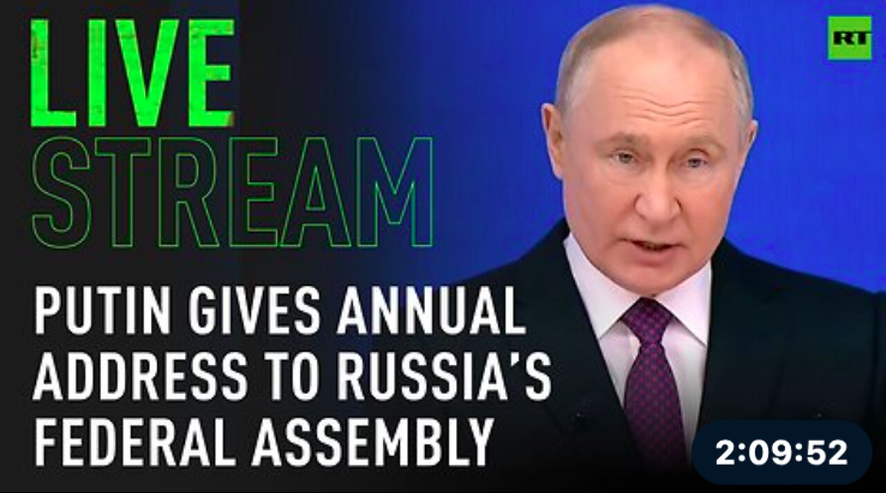 President Putin gives annual address to Russia’s Federal Assembly